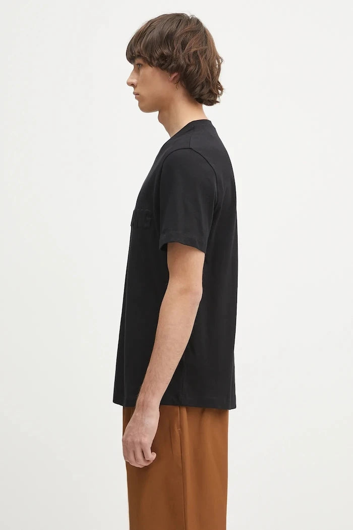 Helmut Lang EMBOSSED.TEE.ROUNDED Pamuk Tişört