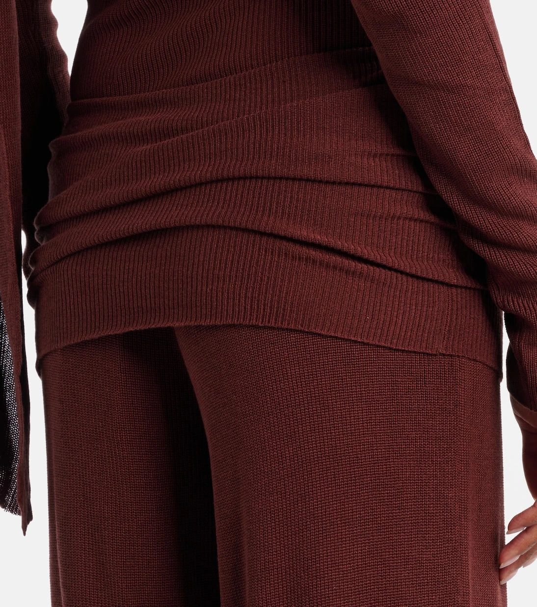 Aya Muse - Silk-blend wide-leg pants
