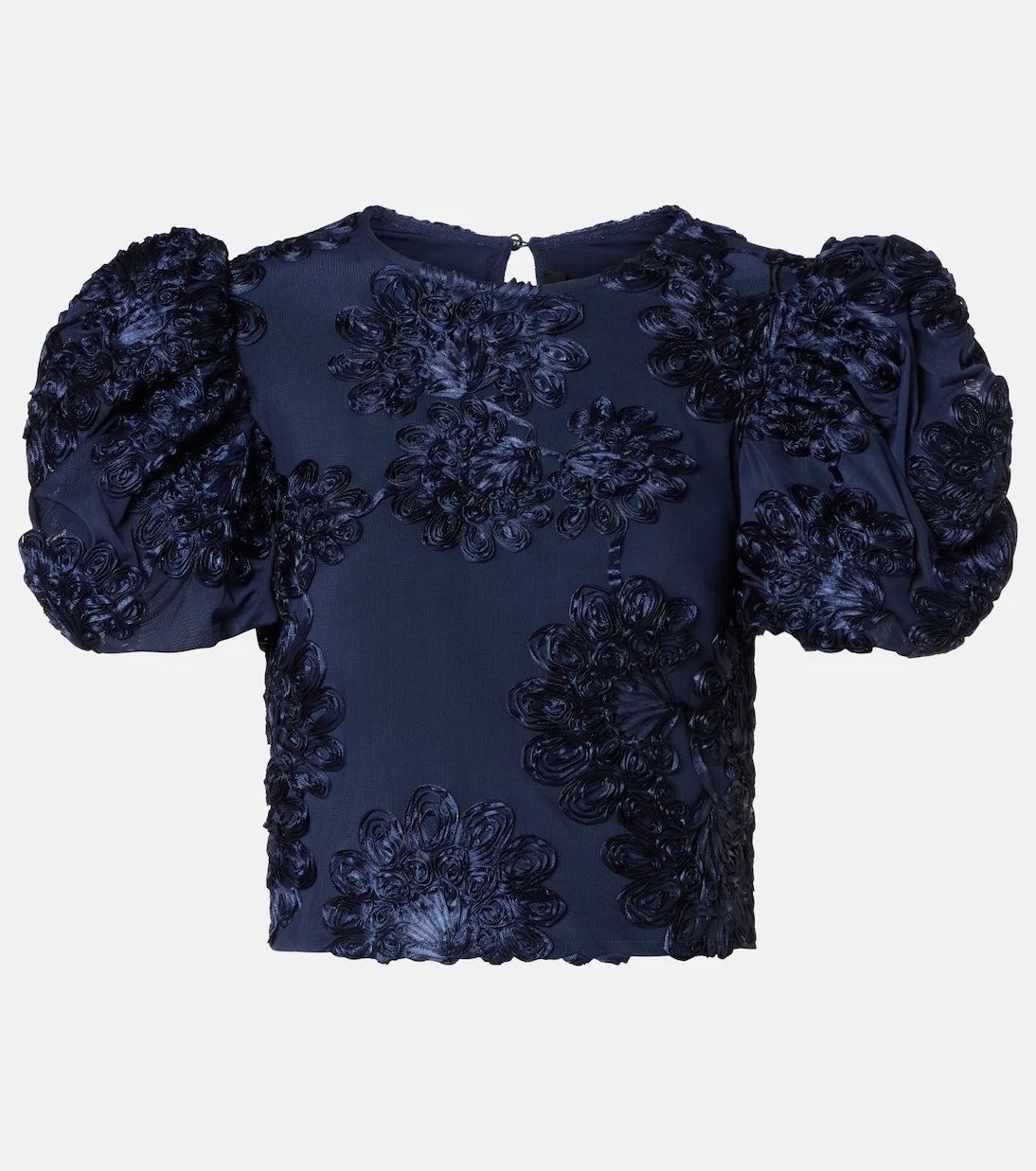 Rotate - Floral-appliqué top