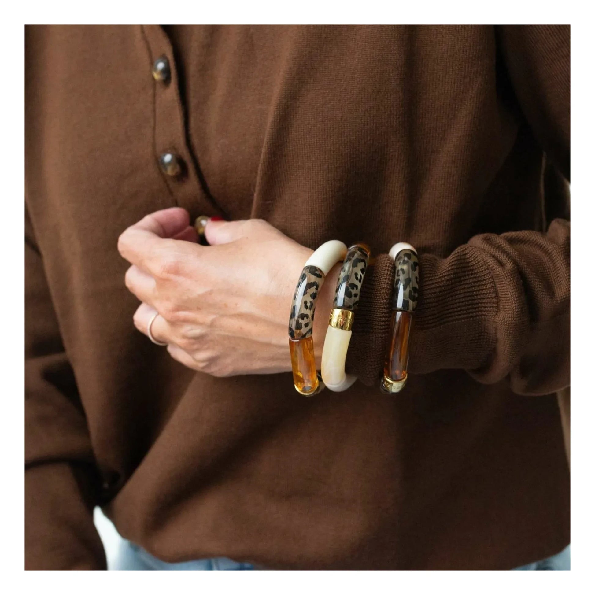 Parabaya - Feli 1 bracelet | Cream