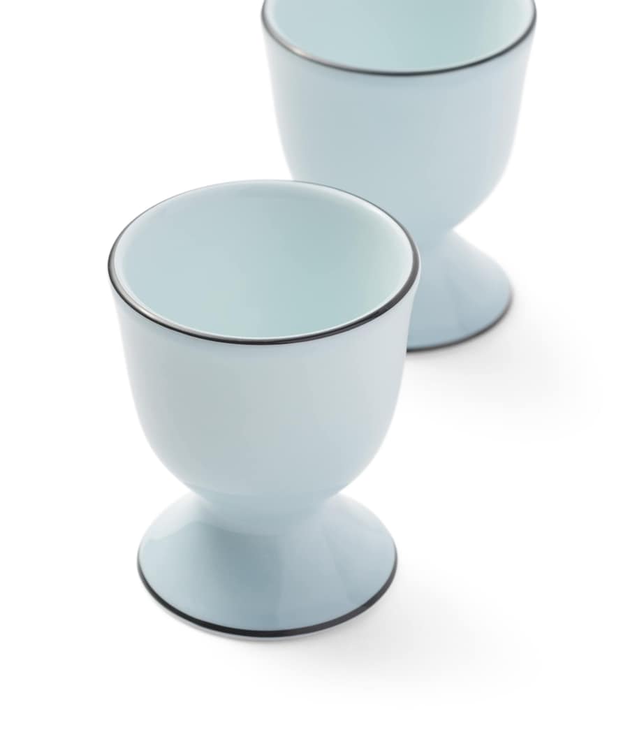 Prada Set of 2 Celadon Egg Cups