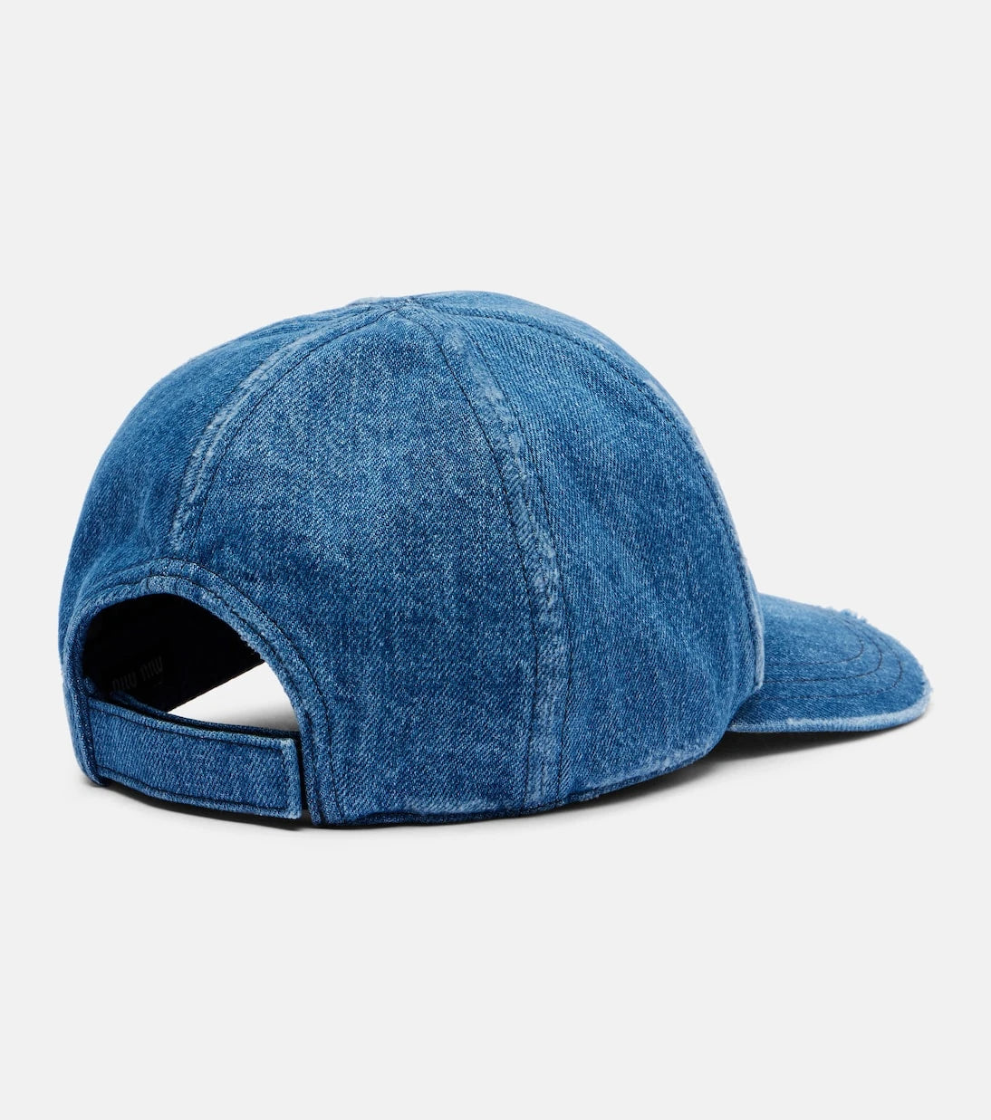 Miu Miu - Logo denim baseball cap