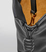 LOEWE Black Mini Leather Flamenco Purse