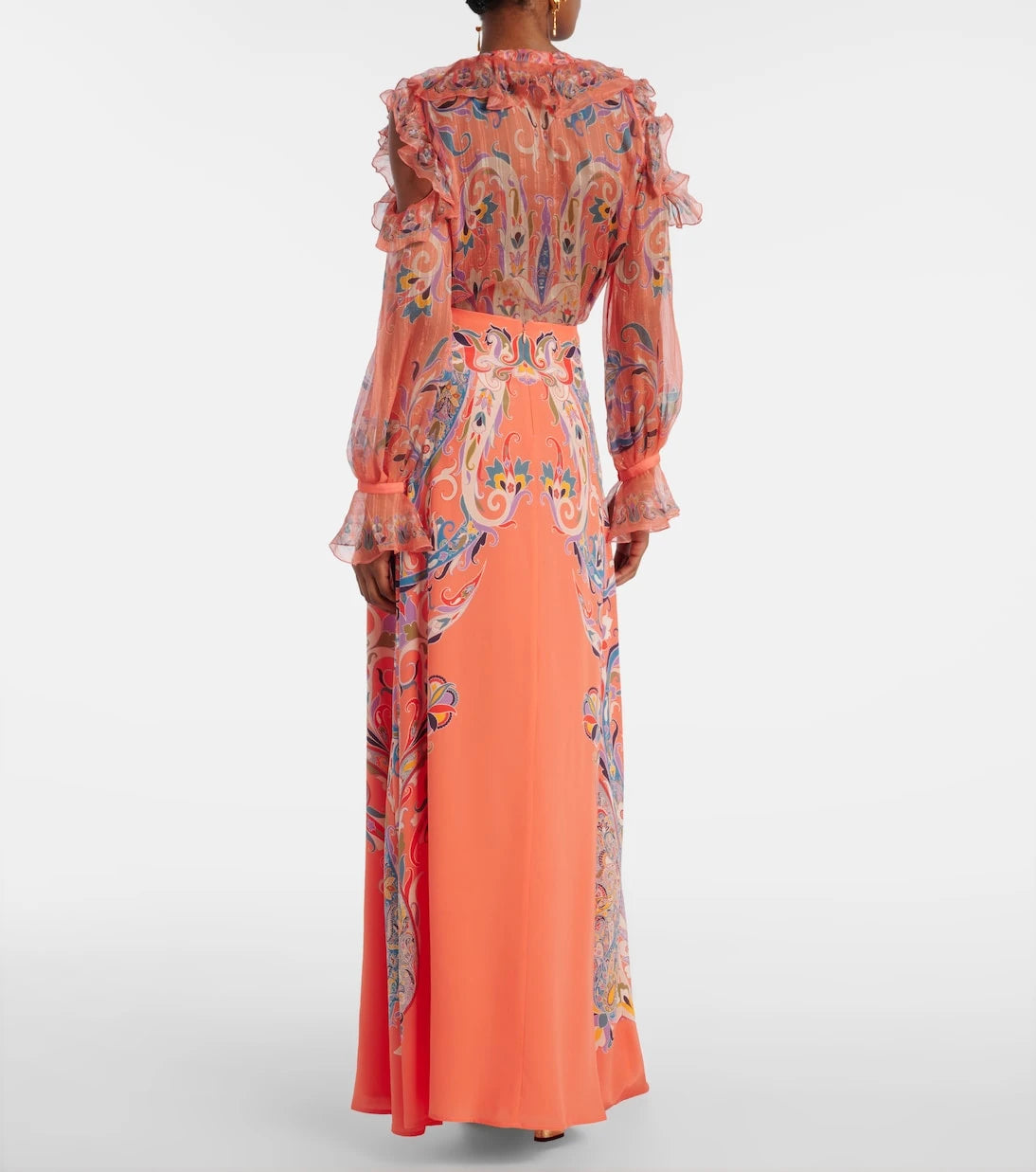 Etro - Paisley silk maxi skirt