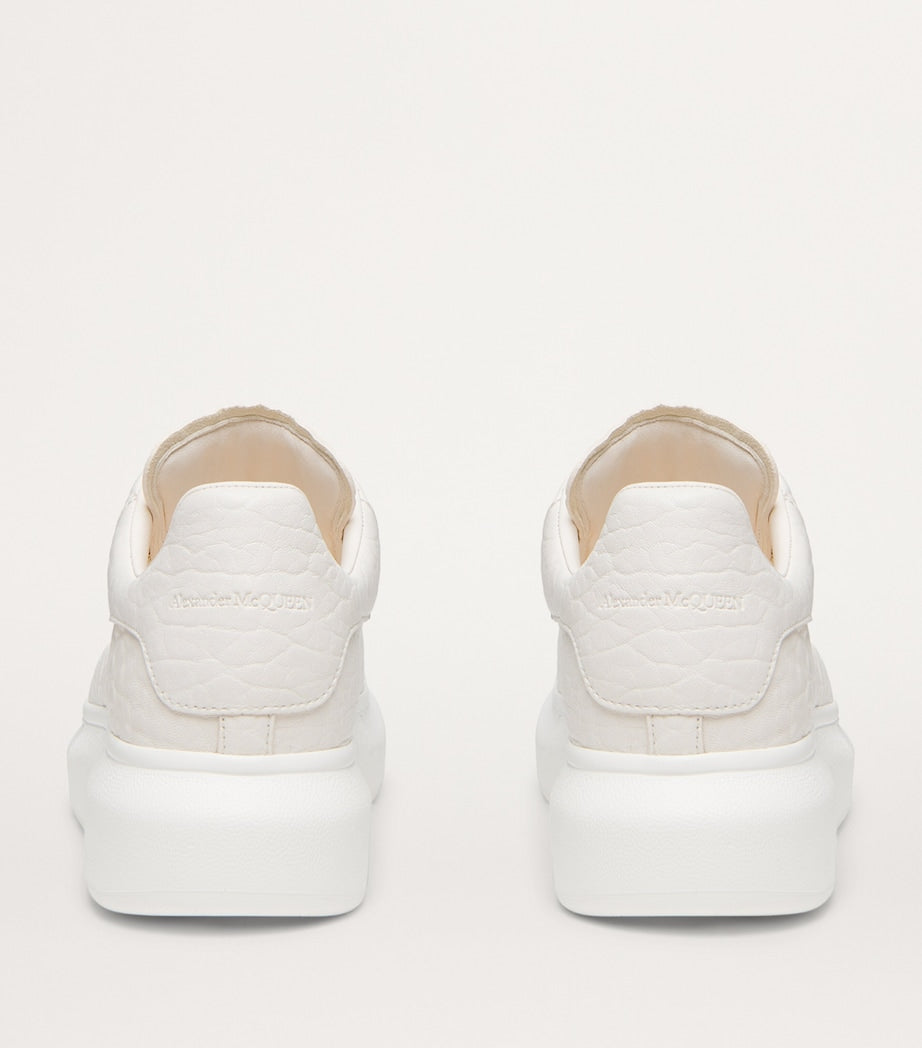 White Leather Oversized Sneakers