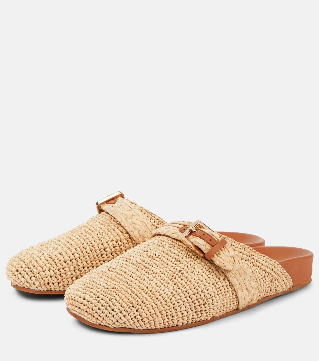 Clergerie - Quinta raffia mules
