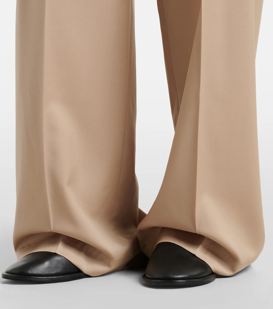 Róhe - Pleated virgin wool wide-leg pants
