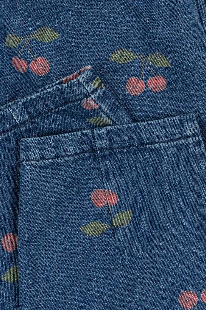 Konges Sløjd çocuklar için regular jean MAGOT FRILL PANTS GOTS