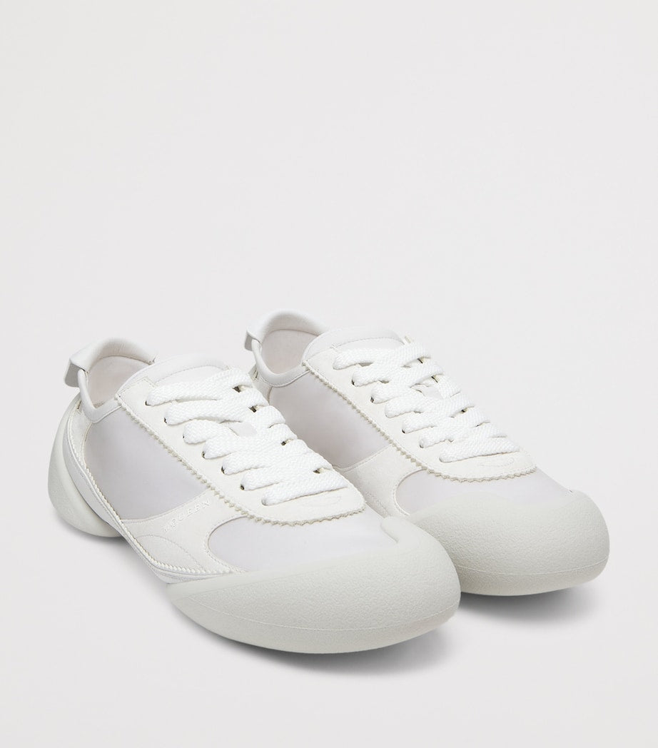 McQueen White Rubber Flexion Sneakers