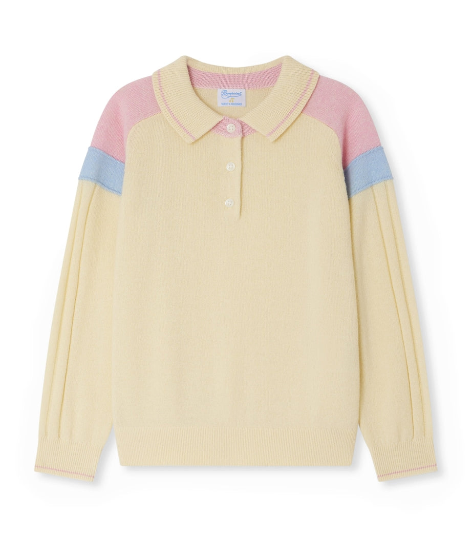 Bonpoint x Guest In Residence Cashmere Lynsey Polo Sweater (4-8 Years)