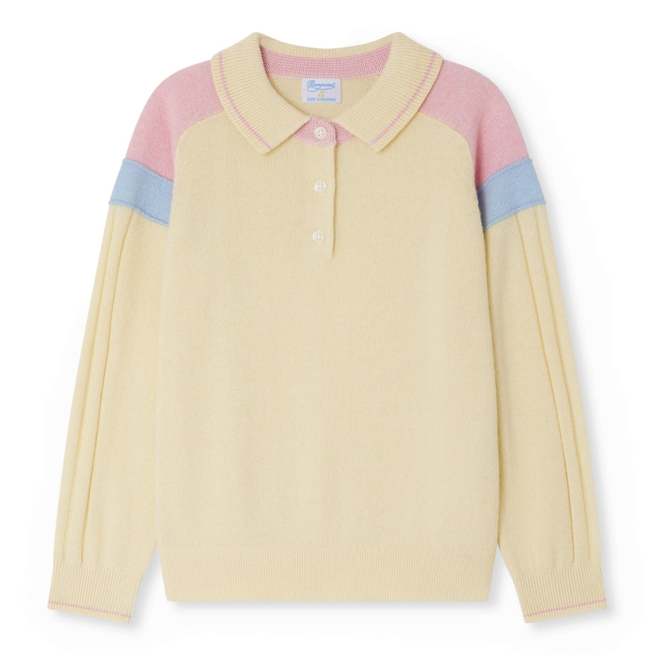 Bonpoint x Guest In Residence Cashmere Lynsey Polo Sweater (4-8 Years)