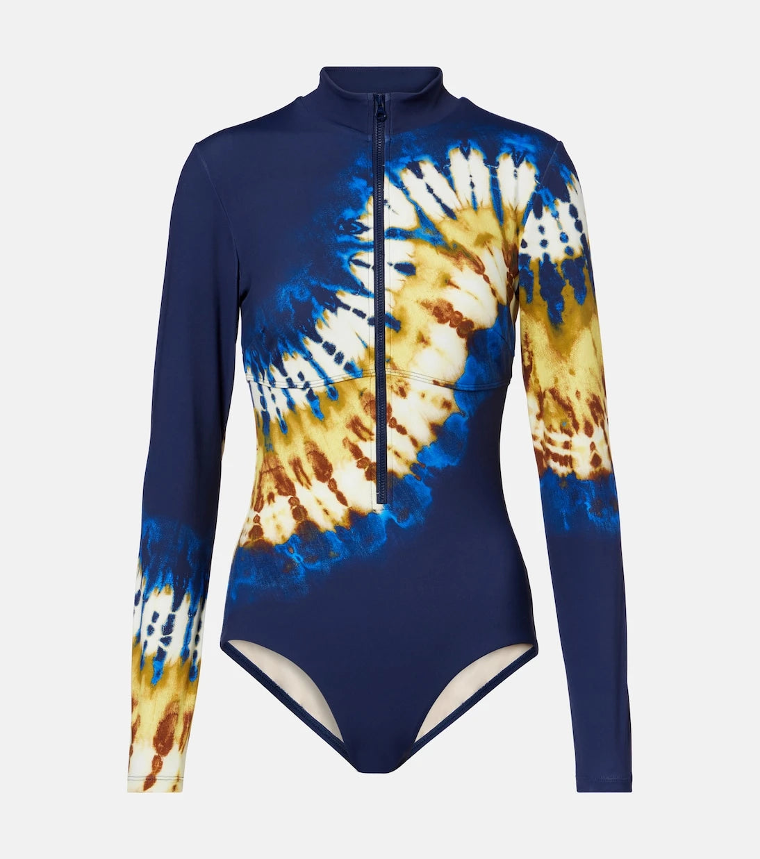 Alémais - Martine draped printed rashguard top