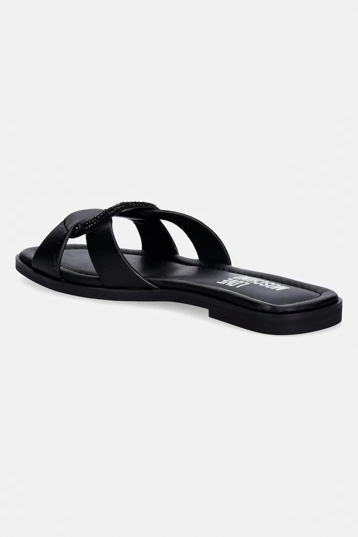 Love Moschino Deri Terlikler