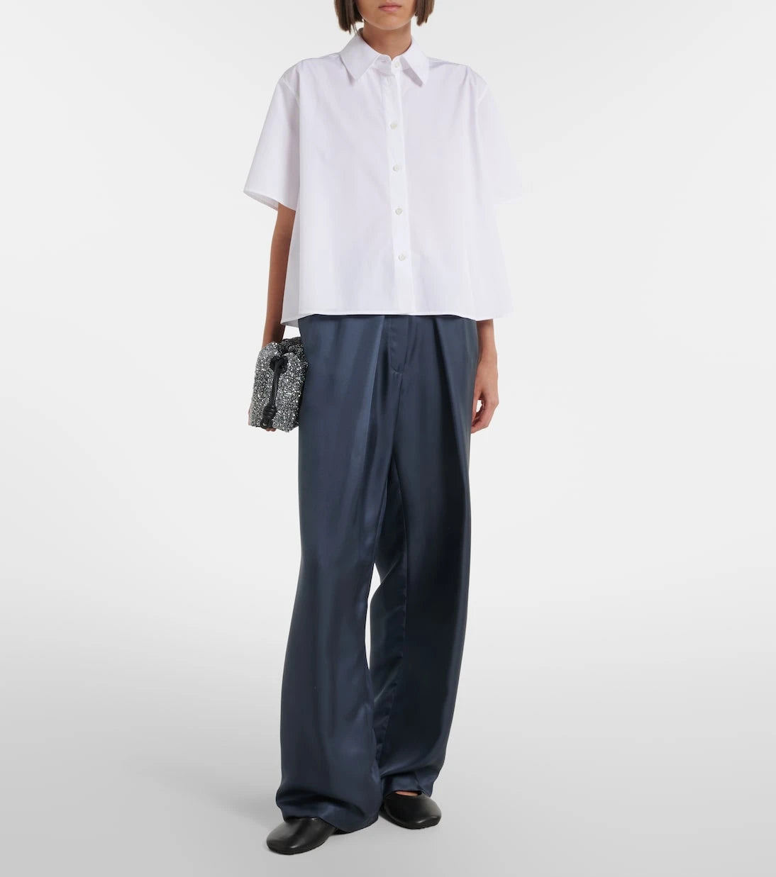 Loewe - Double L cotton poplin shirt