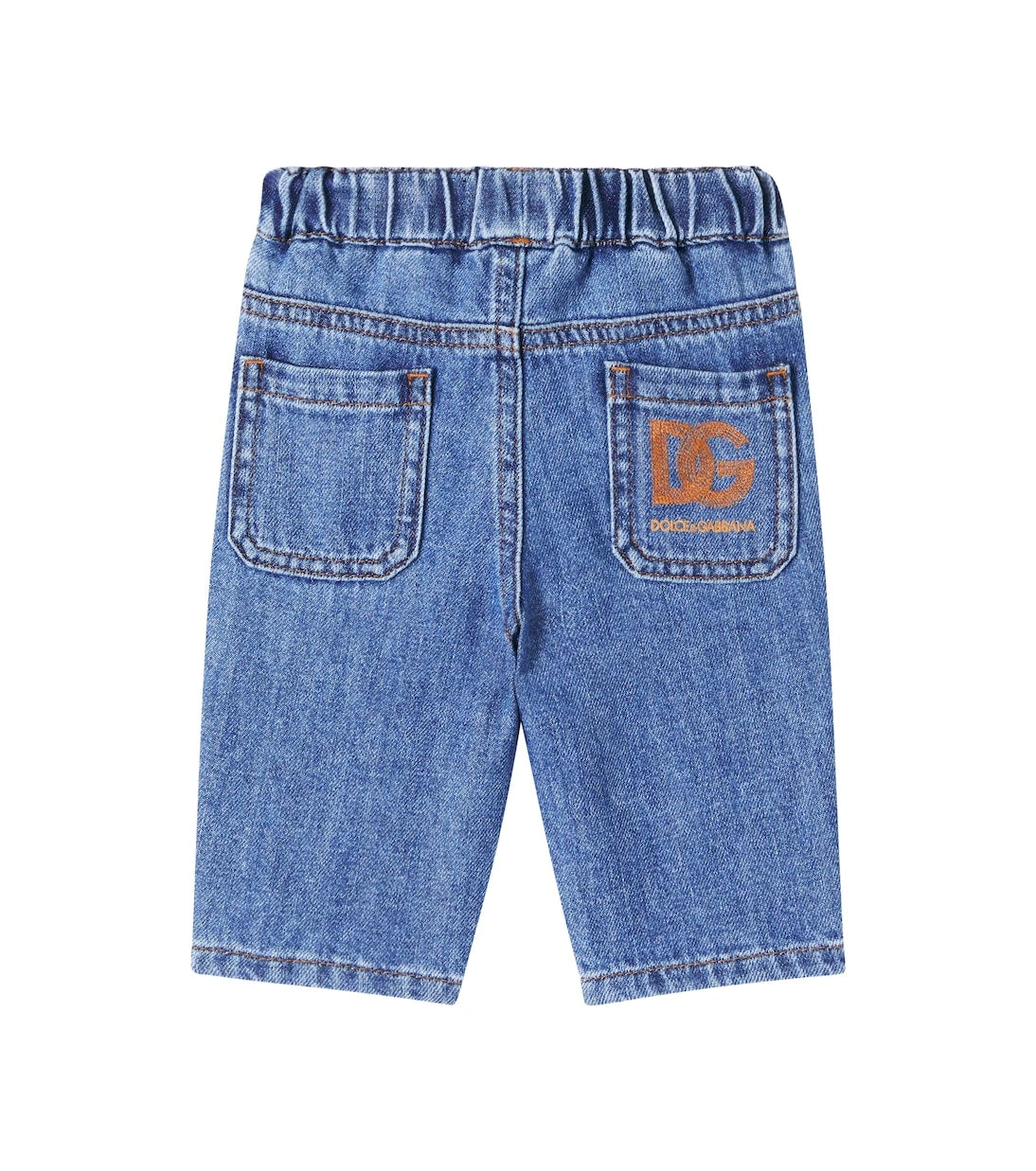 Dolce&Gabbana Kids - Baby embroidered jeans