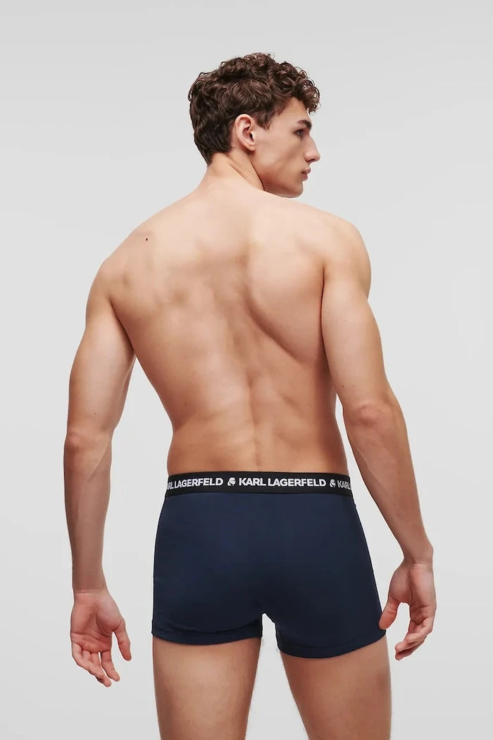 Karl Lagerfeld pamuklu elastan erkek boxer 3'lü