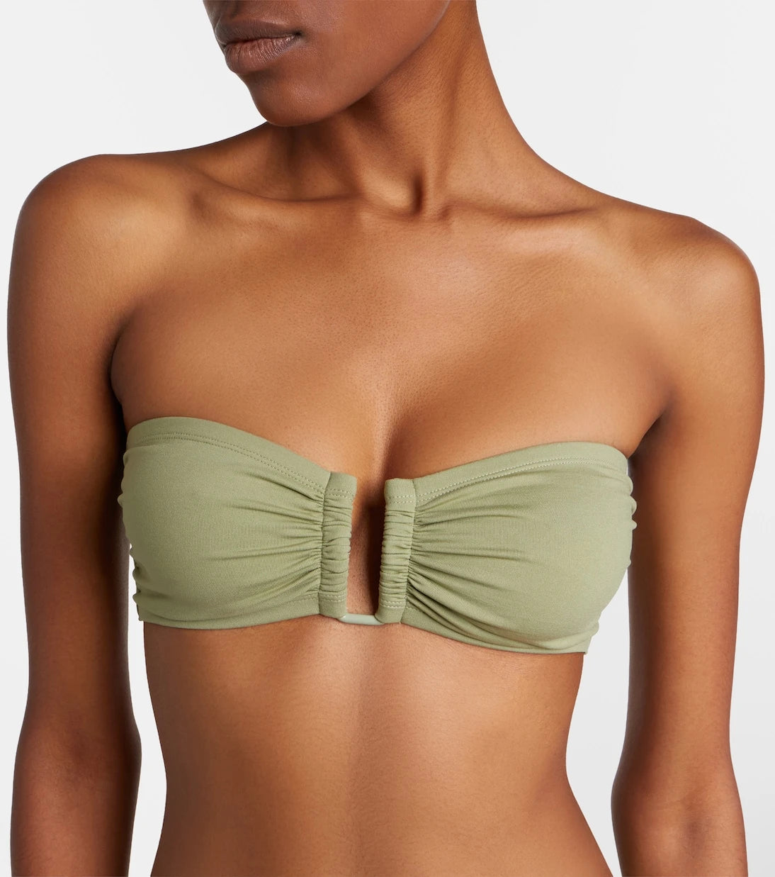 Eres - Show gathered bandeau bikini top