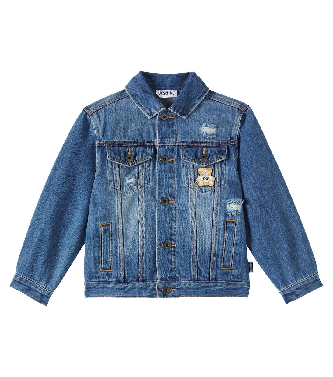 Moschino Kids - جاكيت دنيم