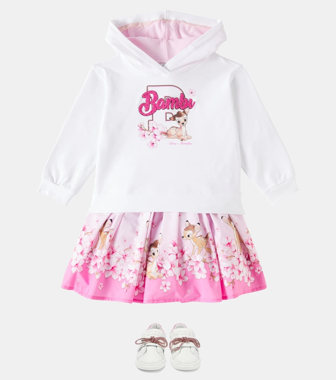 Monnalisa - Cotton-blend hoodie