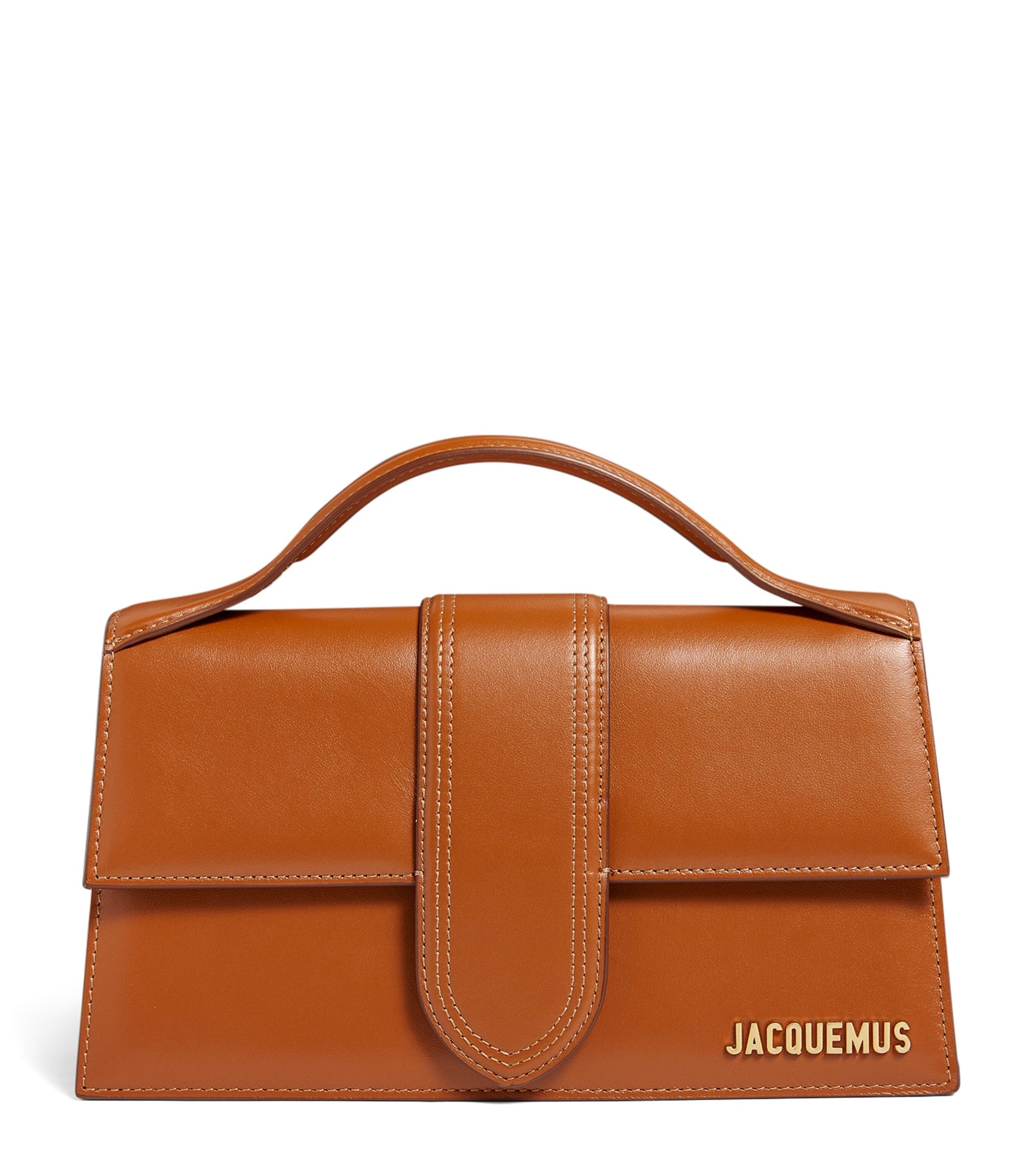 Jacquemus Brown Leather Le Grand Bambino Top-Handle Bag