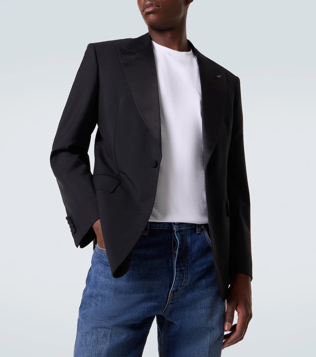 Givenchy - Wool and mohair tuxedo jacket