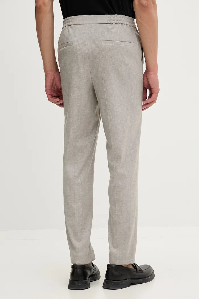 HUGO erkek slim fit yün karışımlı pantolon Gos233F1X