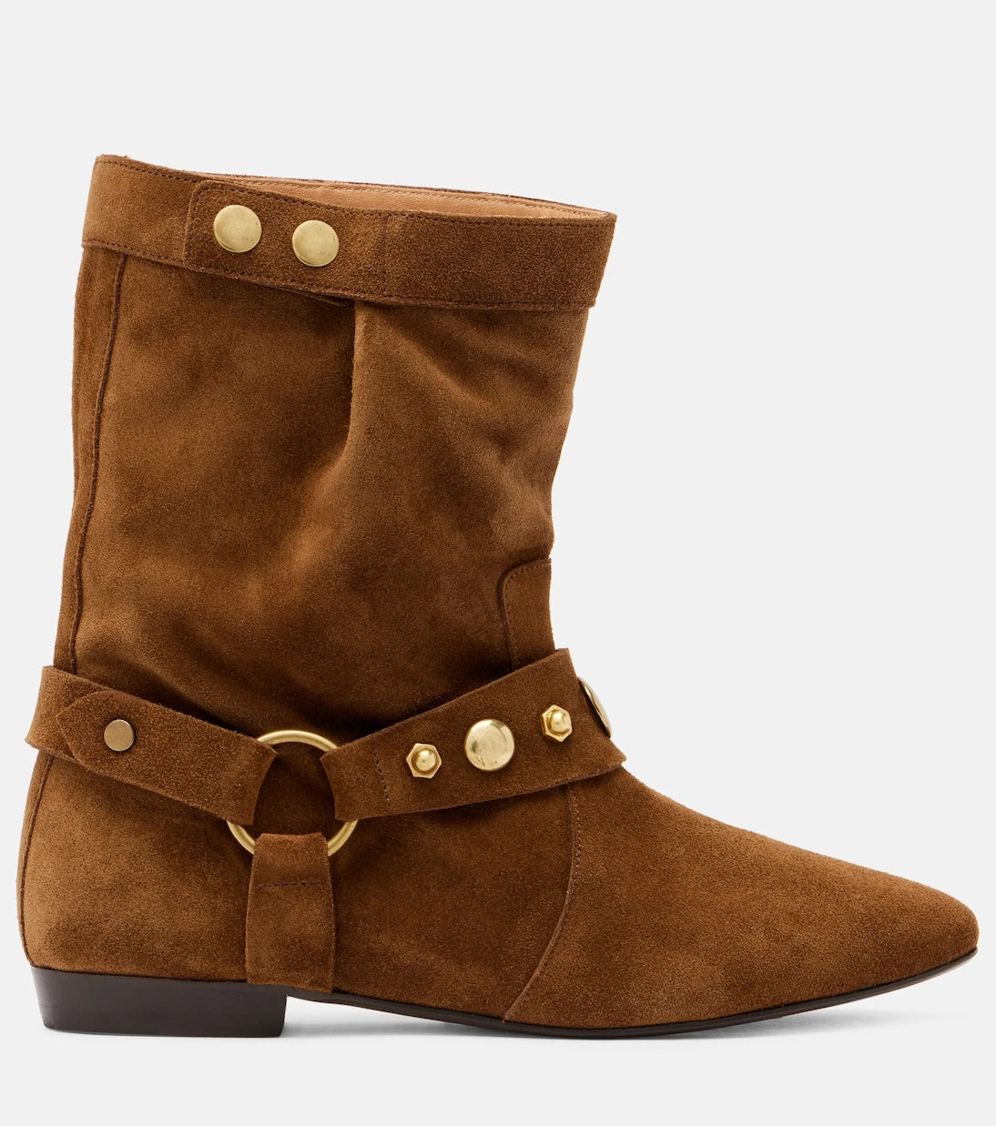 Isabel Marant - Stania studded suede ankle boots