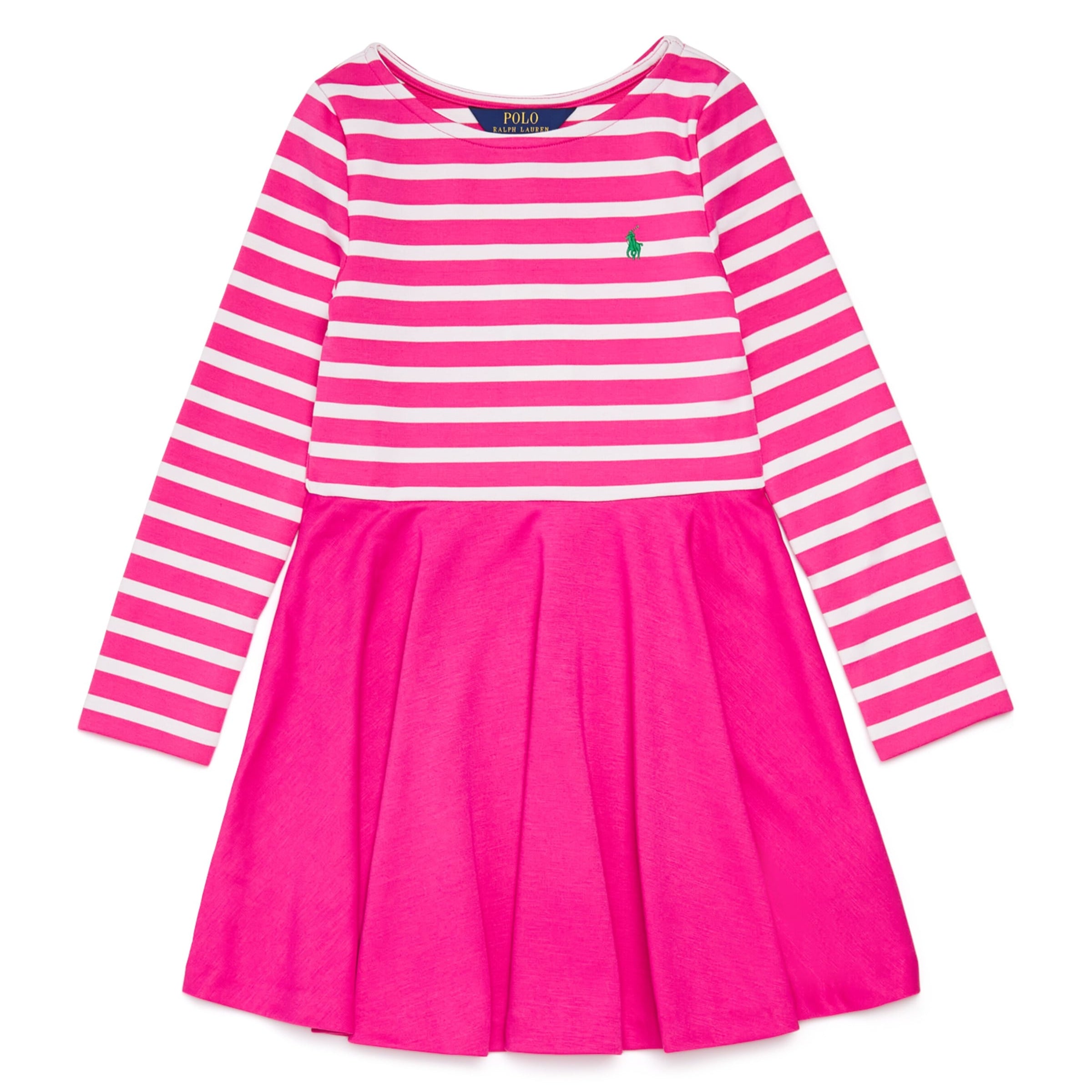 Ralph Lauren Kids Jersey Stripe Day Dress (2-6 Years)