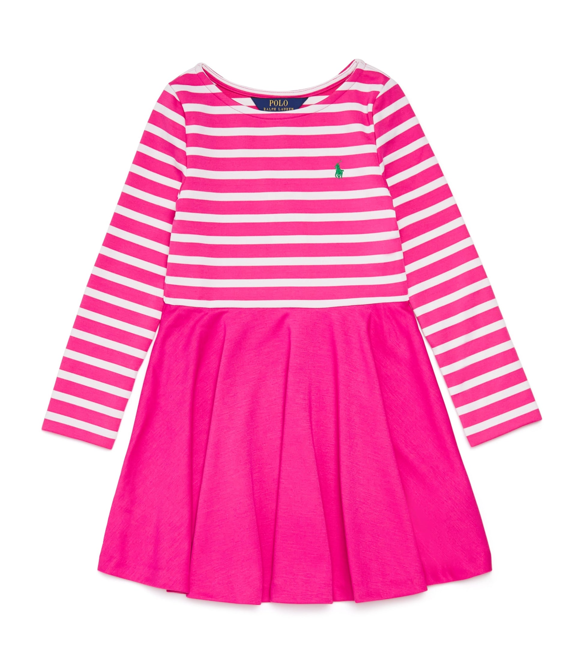 Ralph Lauren Kids Jersey Stripe Day Dress (2-6 Years)