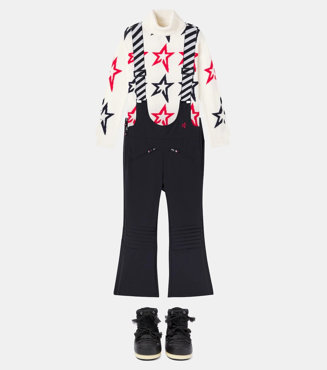 Perfect Moment Kids - Intarsia wool turtleneck sweater