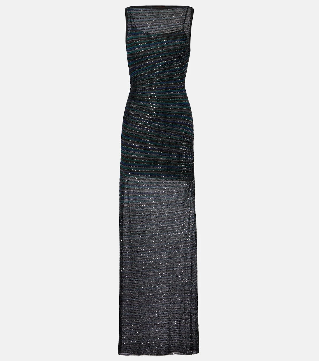 Missoni - فستان طويل شبكي شفاف