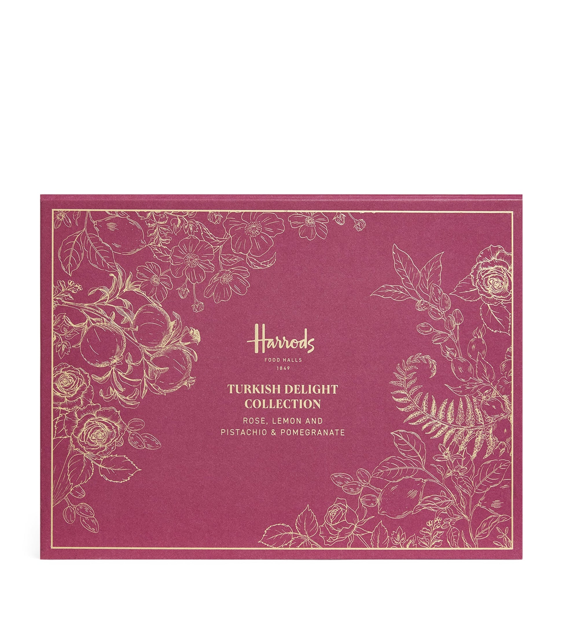 Rose, Lemon and Pistachio & Pomegranate Turkish Delight (400g)