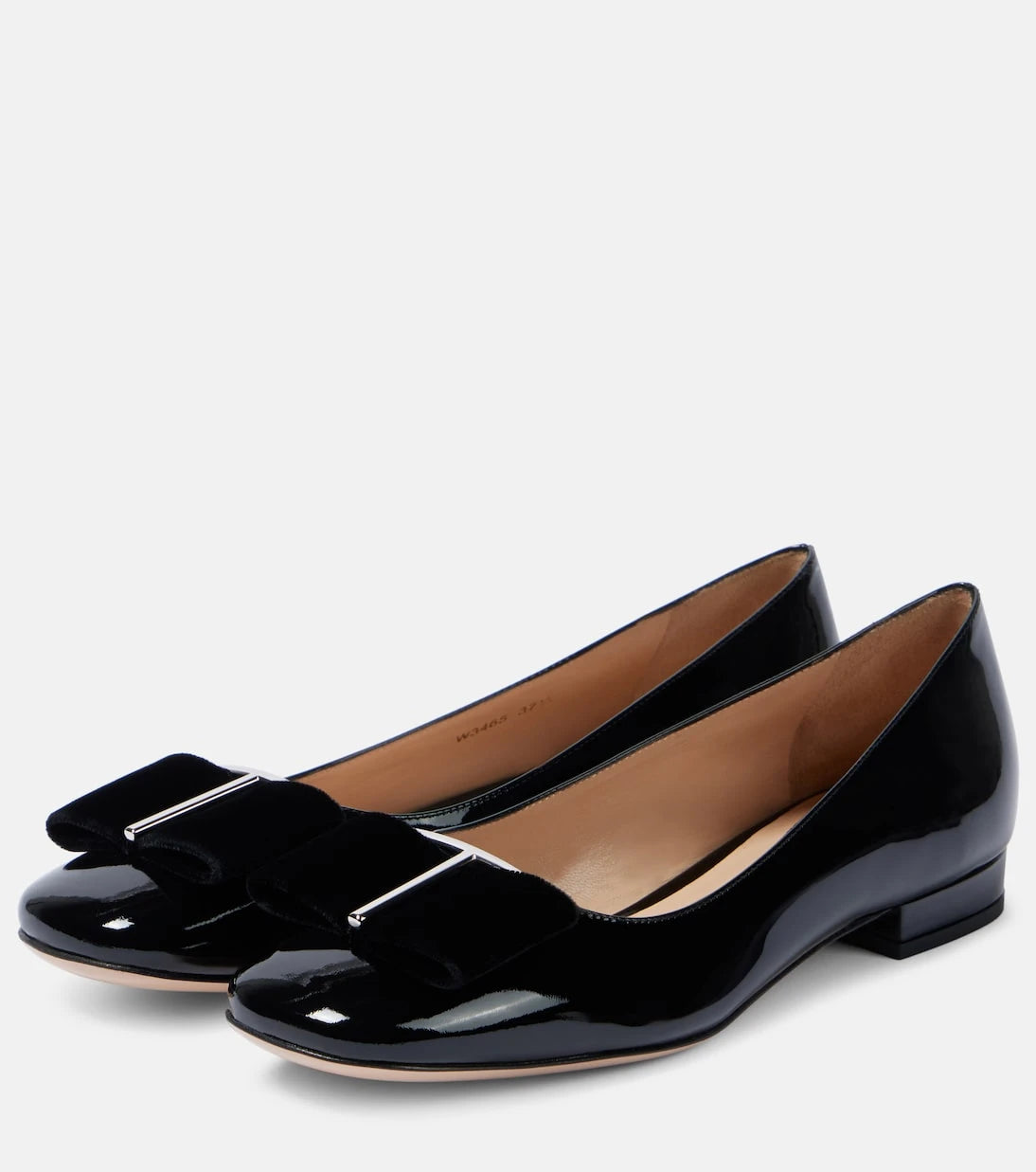 Tom Ford - Audrey bow-detail patent leather ballet flats