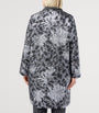 Marina Rinaldi Grey Brocade Embellished Coat