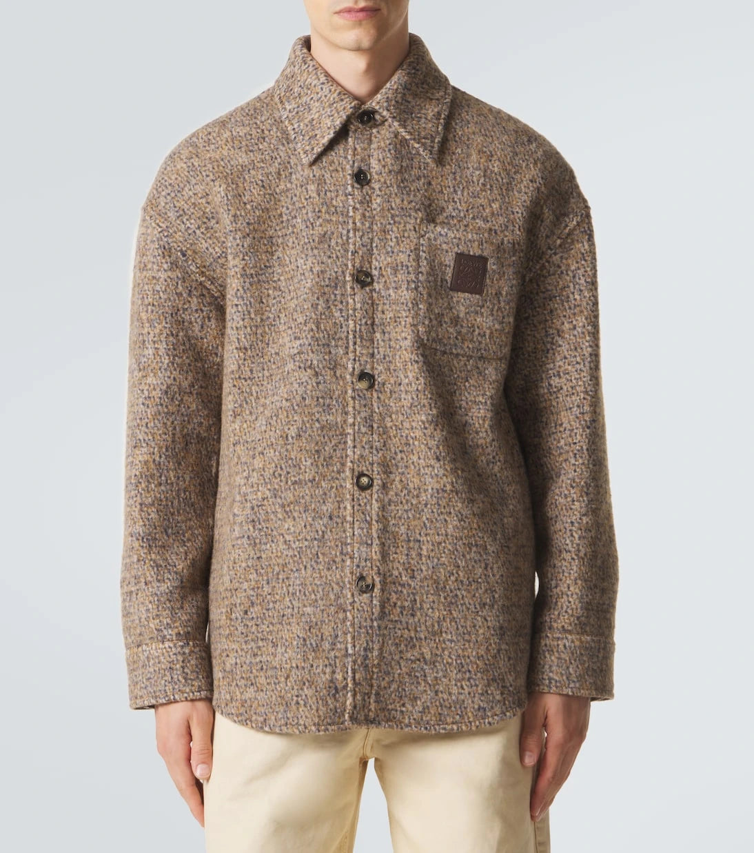 Loewe - Anagram wool-blend overshirt