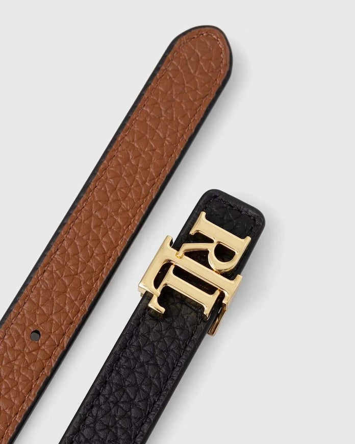Lauren Ralph Lauren çift taraflı kadın deri kemer