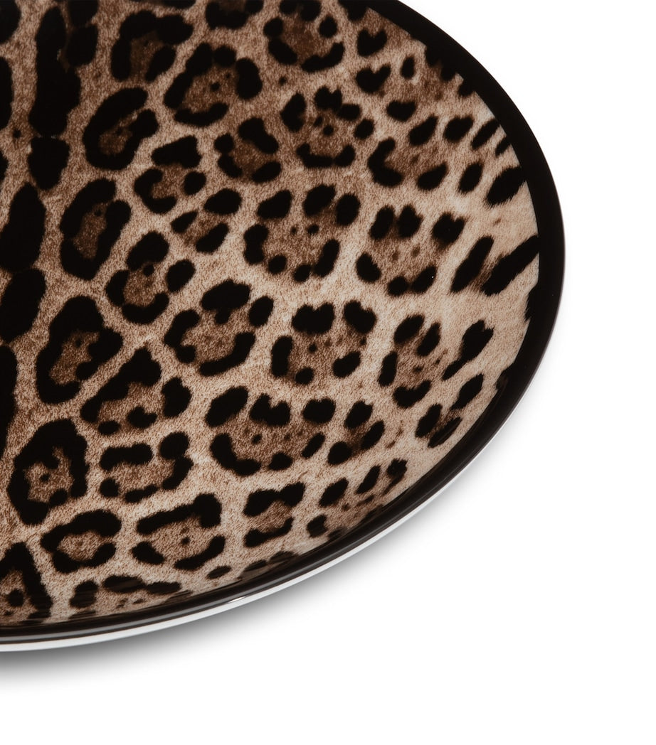 Set of Two Leopard Print Dinner Plates (26cm)