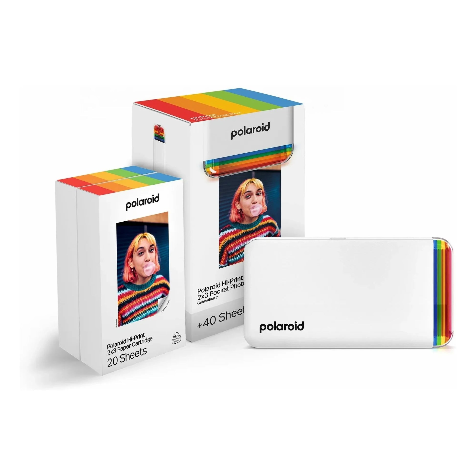 Polaroid - Hi-print Gen 2 photo printer set | White