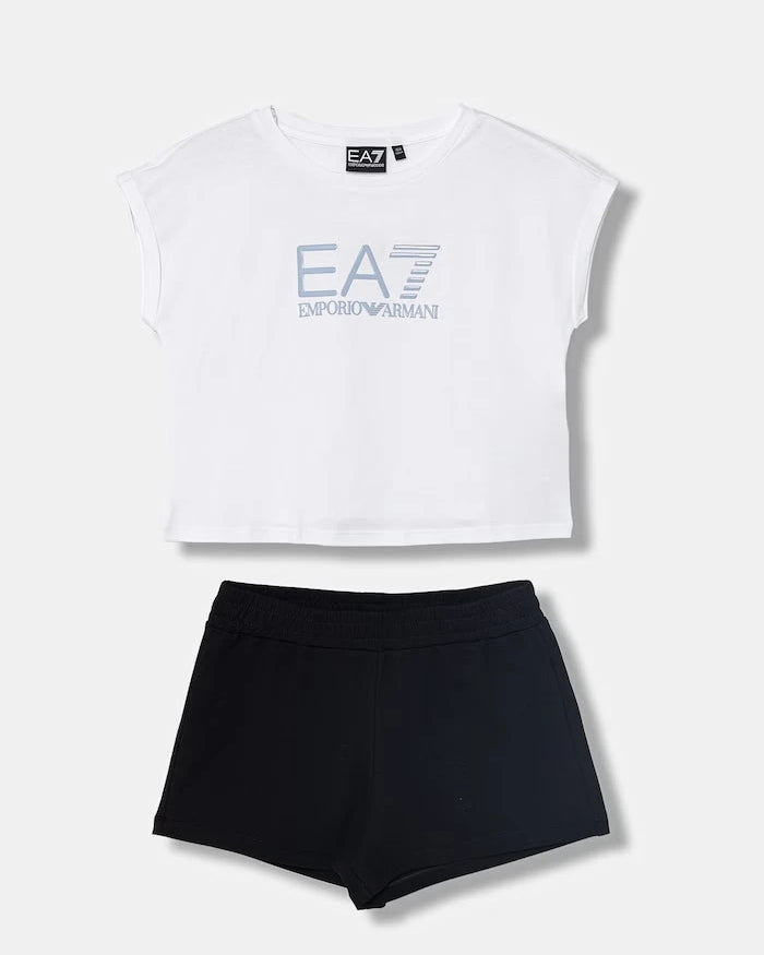EA7 Emporio Armani çocuklar için pamuklu spor takım