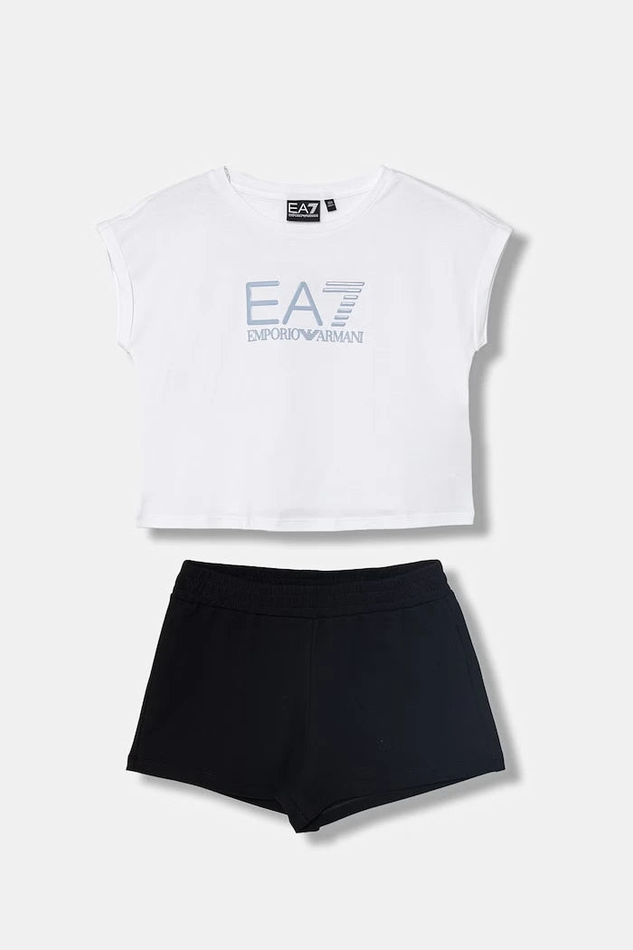 EA7 Emporio Armani çocuklar için pamuklu spor takım
