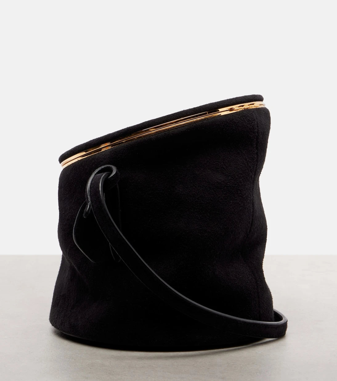 Alaïa - La Canette Small suede bucket bag