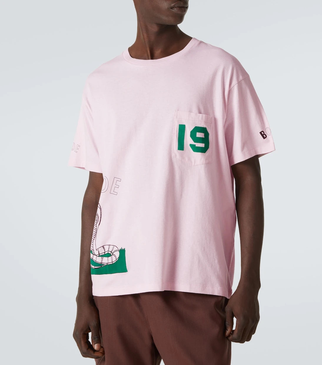 Bode - Cobra printed cotton jersey T-shirt