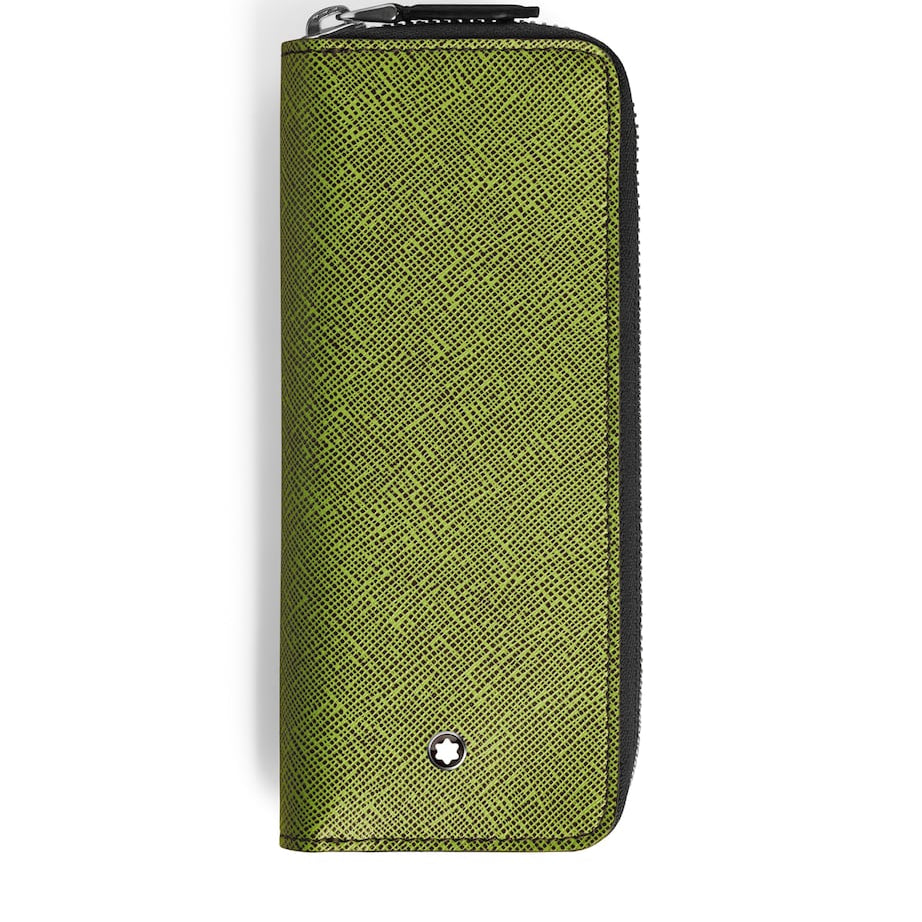 Leather Sartorial Double Pen Pouch