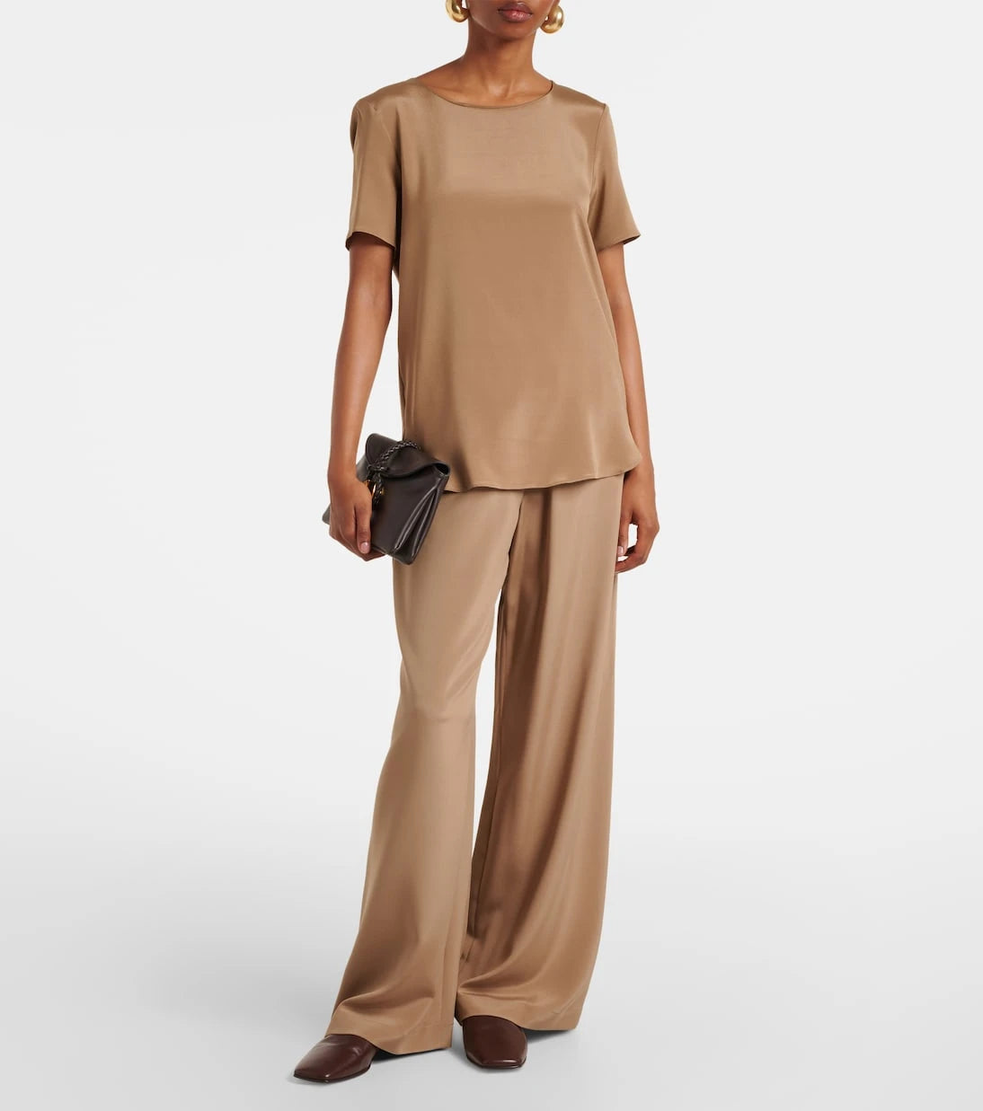 Max Mara - Aris silk-blend T-shirt