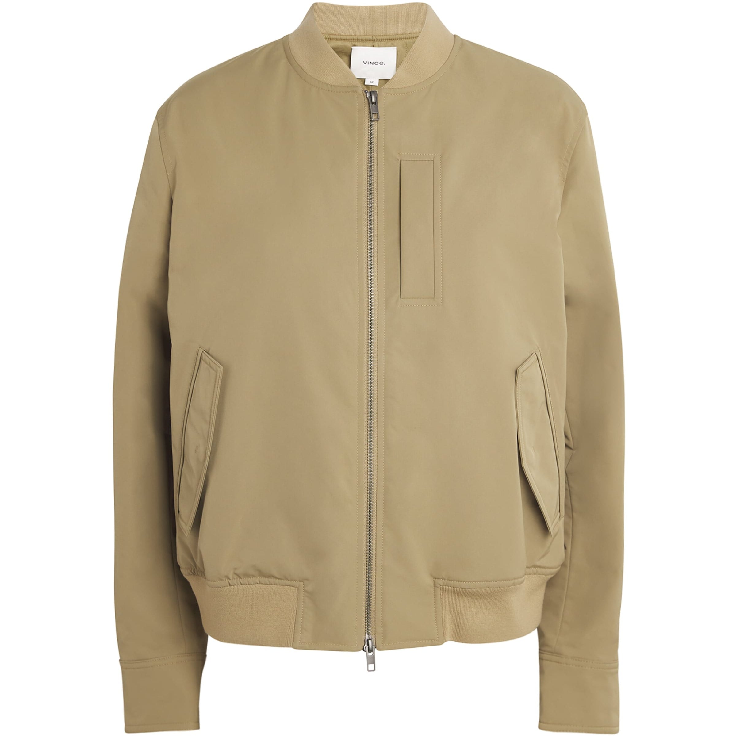 Vince Beige Technical Bomber Jacket