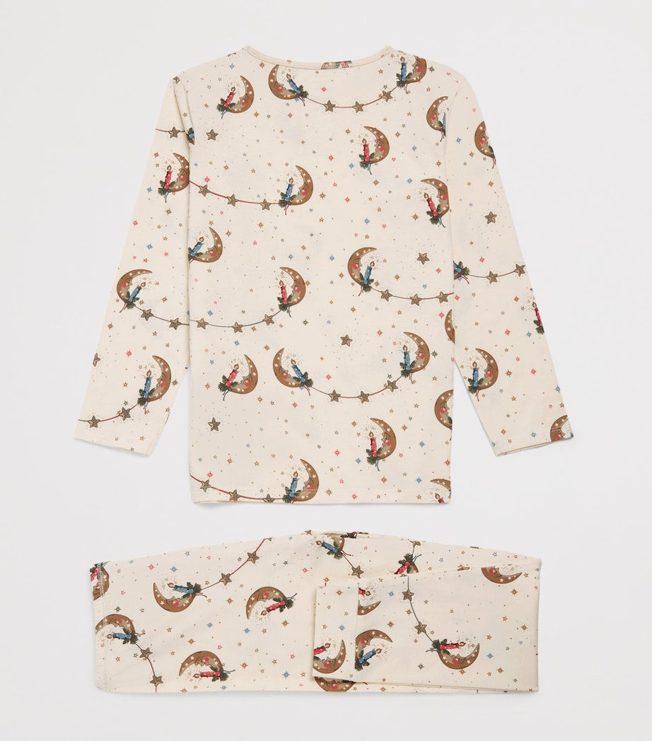 Cotton-Blend Christmas Pyjama Set (5-10 Years)