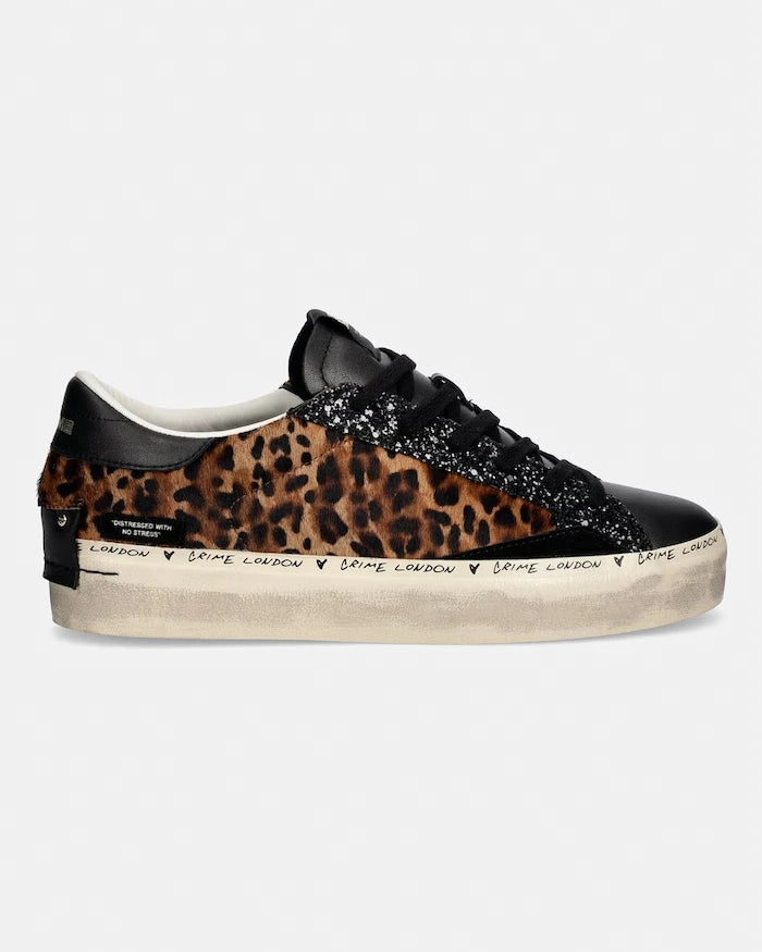 Crime London DISTRESSED PLATFORM маратонки дамски от кожа