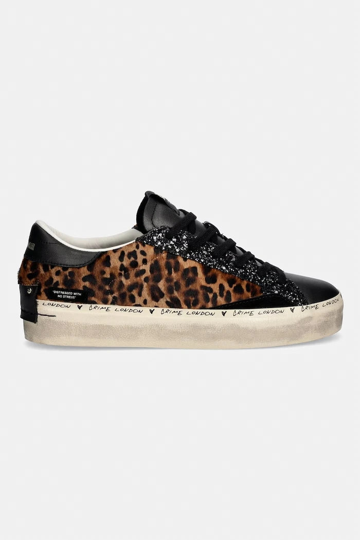 Crime London DISTRESSED PLATFORM маратонки дамски от кожа