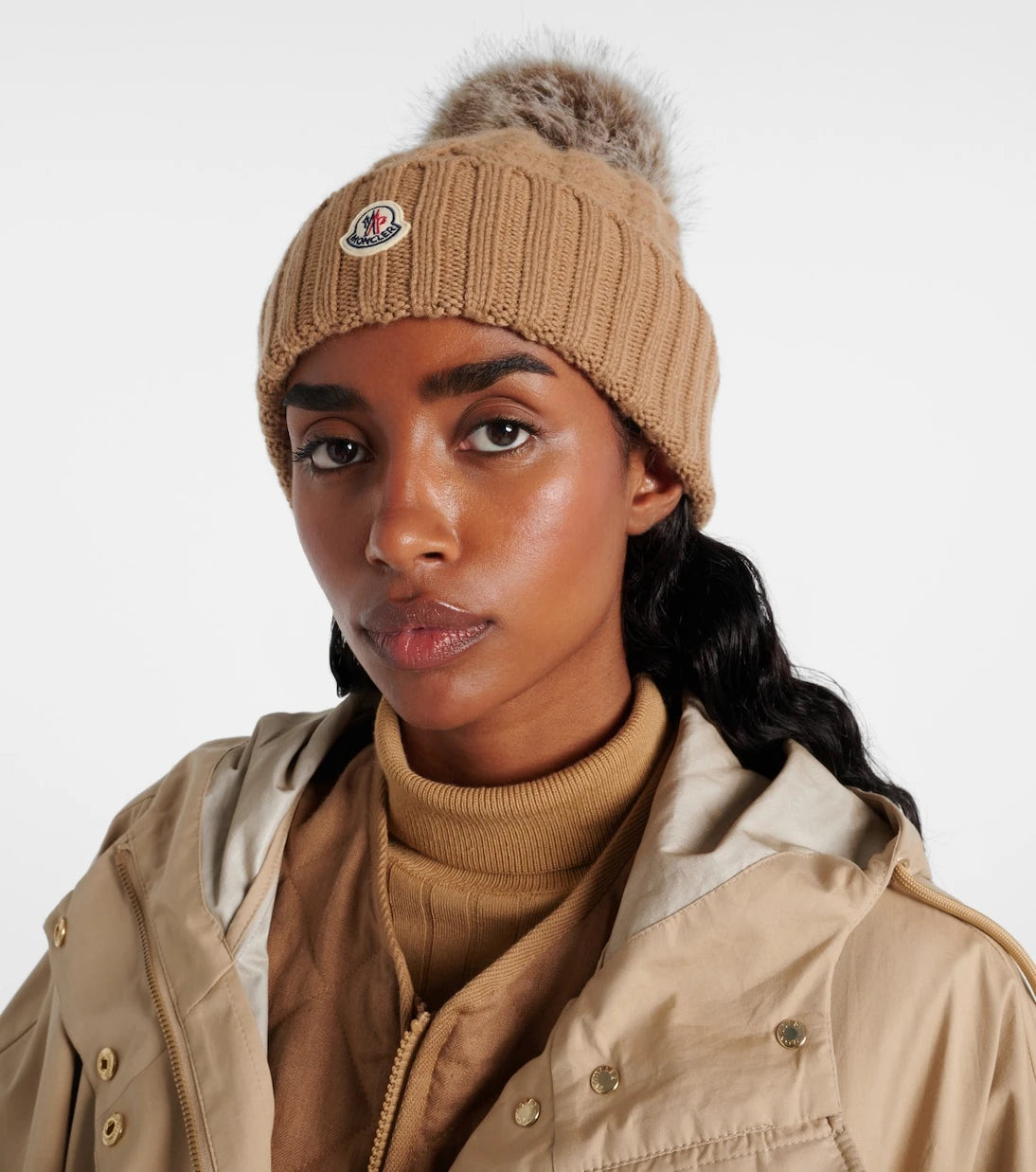 Moncler - Logo wool and cashmere beanie