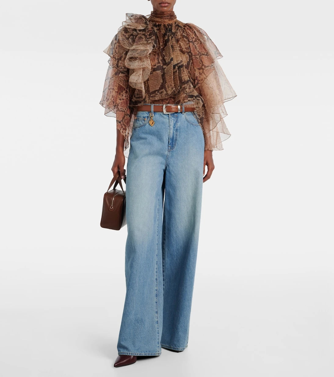 Zimmermann - Memento ruffled silk blouse